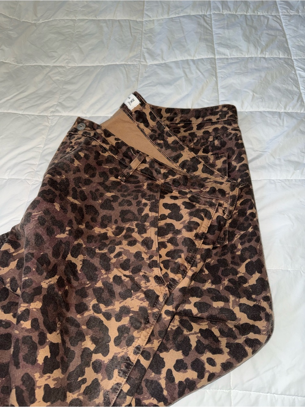 Abercrombie - Brown Animal Print Pants Size 34